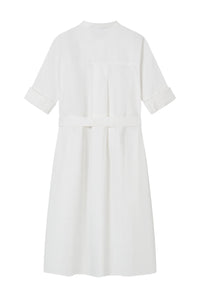 Petite Studio's Miles Cotton Midi Dress in White