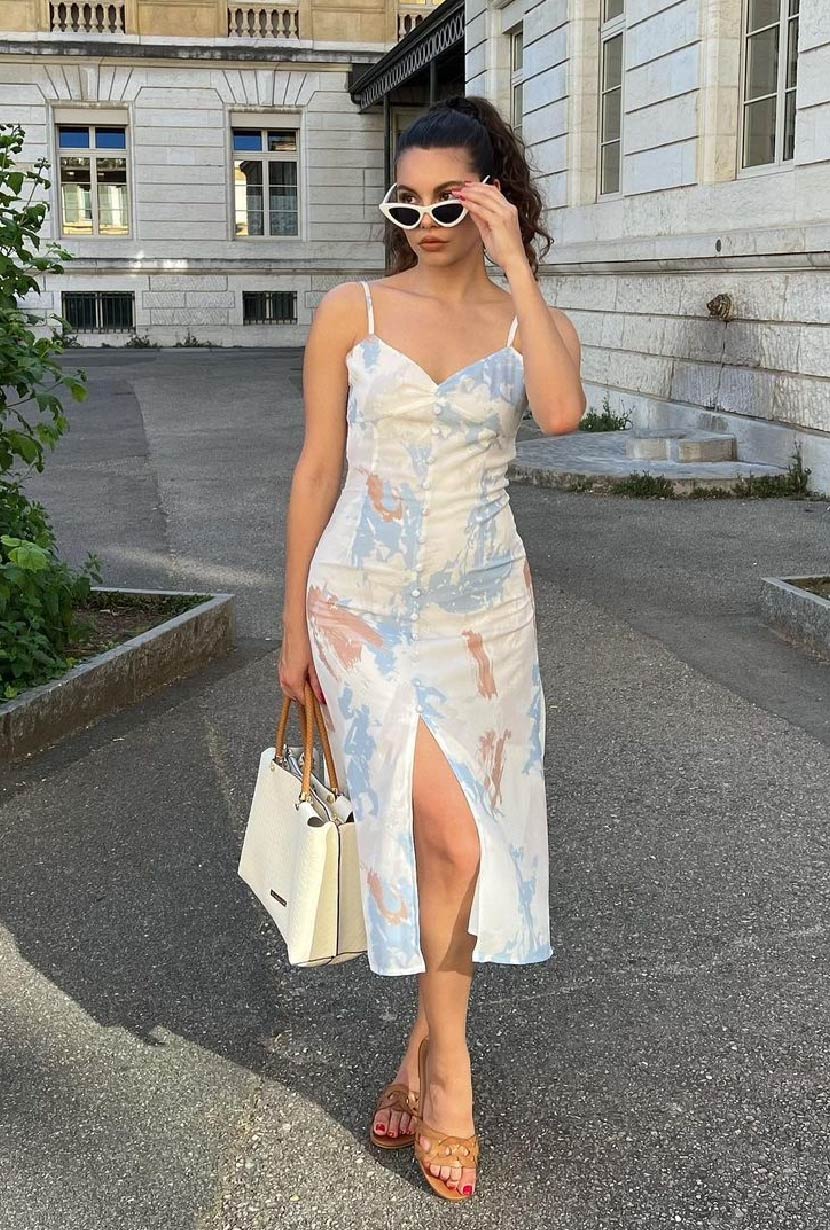Francisco Dress - Abstract Colors