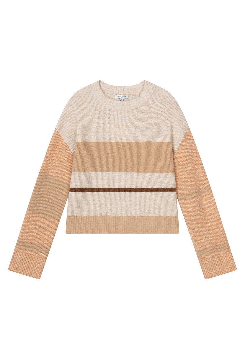 Petite Studio's Brianna Mohair Sweater in Camel