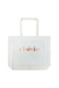 Petite Studio's Cherie Canvas Tote in Colorblock