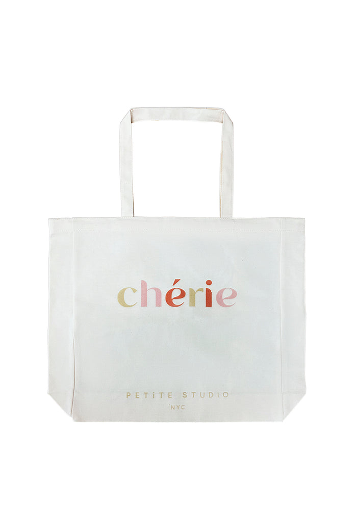 Petite Studio's Cherie Canvas Tote in Colorblock