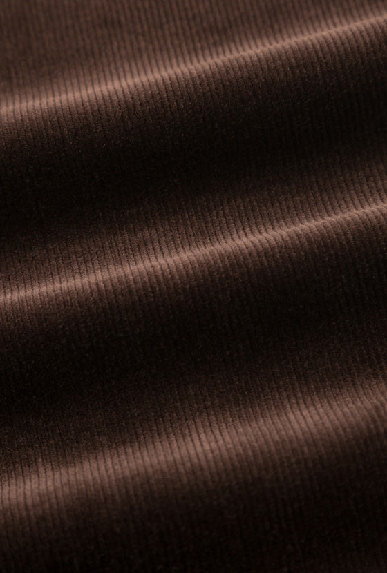 Petite Studio's Cody Curdoroy Flared Pants in Brown