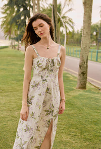 Petite Studio's Kirsten Dress in Cream Floral 