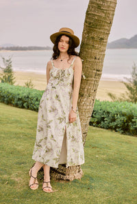 Petite Studio's Kirsten Dress in Cream Floral 