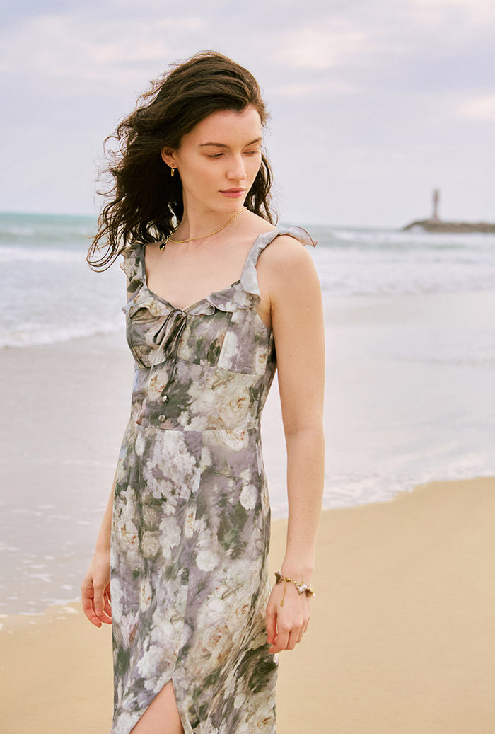 Petite Studio's Tiana Dress in Sage Floral 
