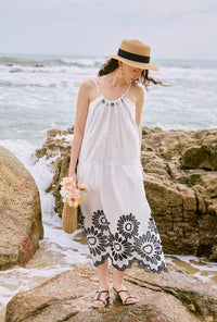 Laarni Maxi Dress in Embroidery