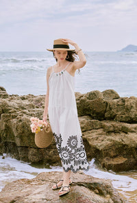 Laarni Maxi Dress in Embroidery