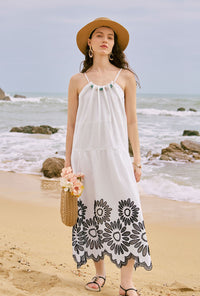 Laarni Maxi Dress in Embroidery