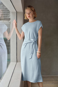 Petite Studio's Elisha Tencel Dress in Sky