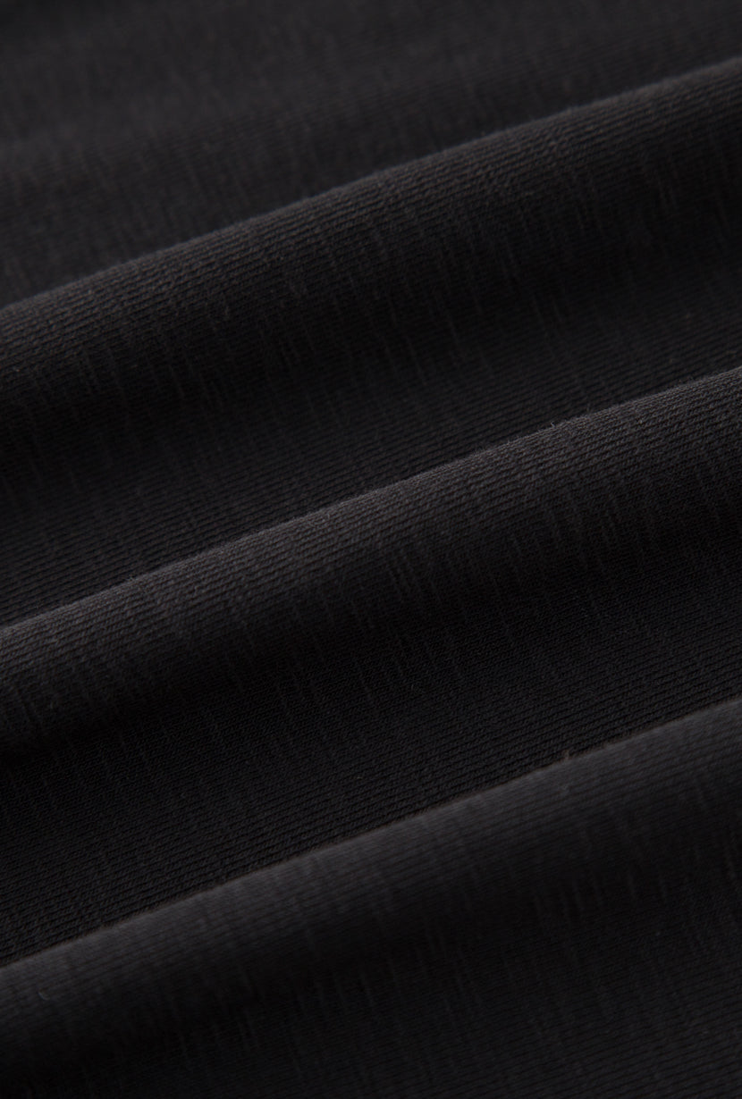 Petite Studio's Jeevan Jersey Cotton Top in Black