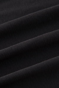 Petite Studio's Jeevan Jersey Cotton Top in Black