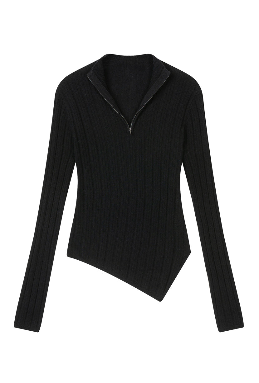 Petite Studio's Harlow Wool Sweater in Black
