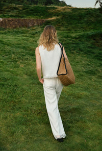 Petite Studio's Coraline Cotton Lace Top in Ivory