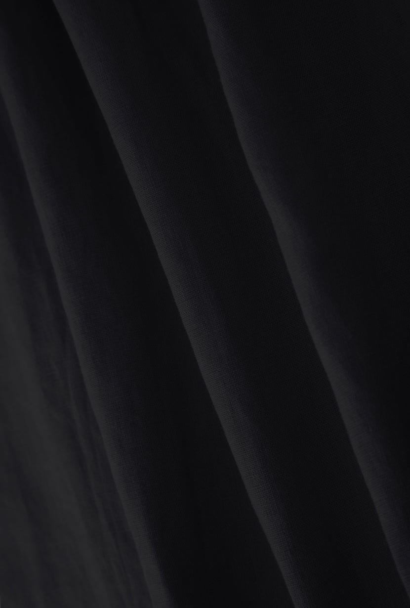 Petite Studio's Rozi Linen Vest in Black