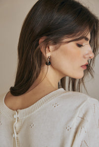 Petite Studio's Basti Reversible Merino Wool Cardigan in Cream