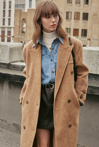 Petite Studio's Allister Wool Coat in Camel
