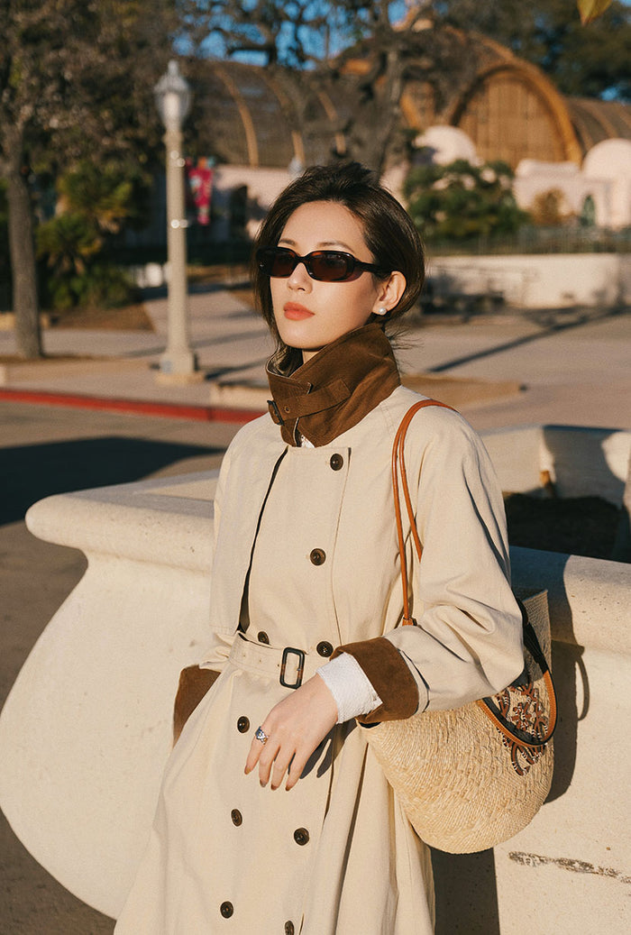 Petite Studio's Hagar Trench Coat in Beige