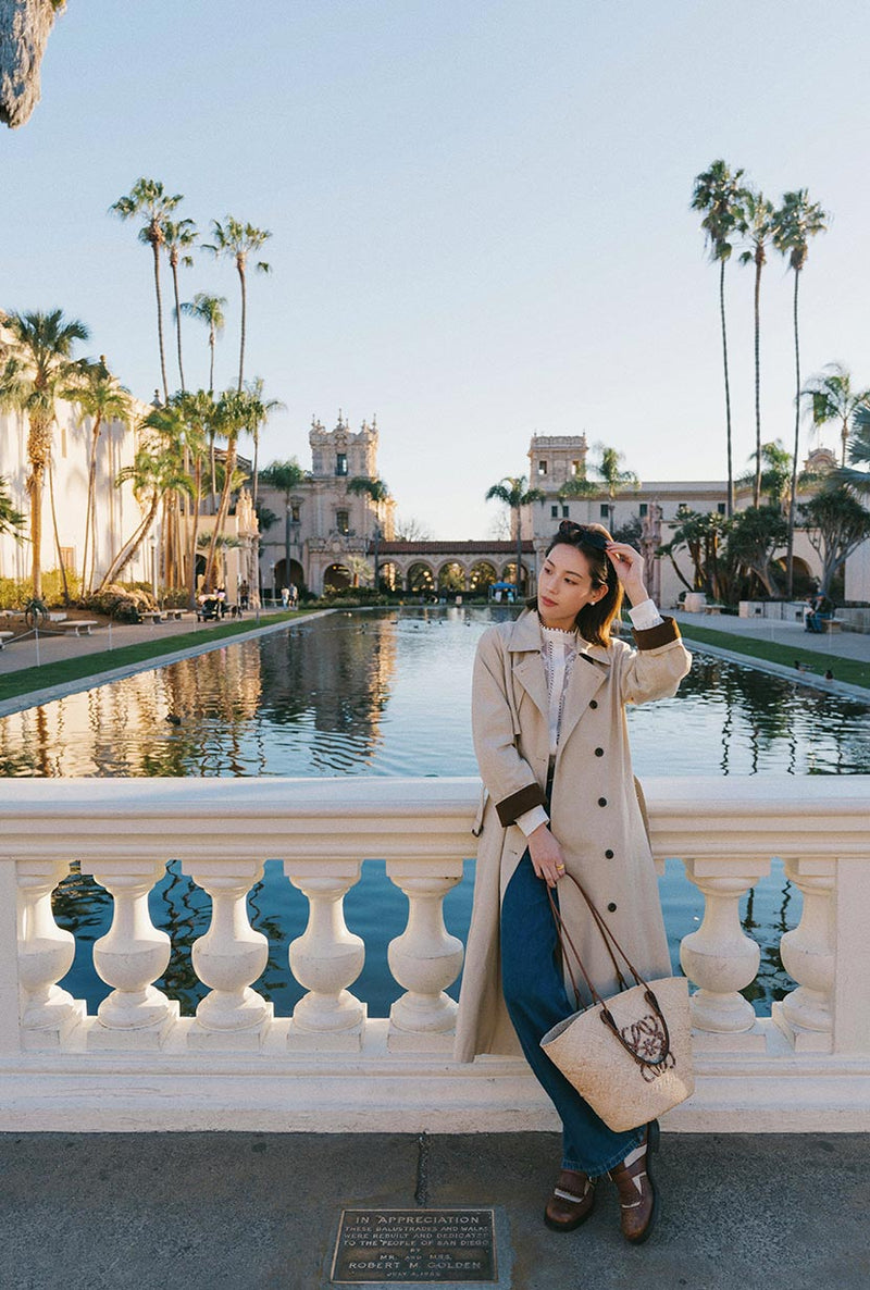 Petite Studio's Hagar Trench Coat in Beige