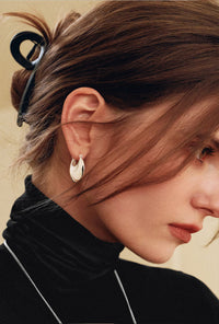 Petite Studio's Harvi Crescent Hoop Earrings