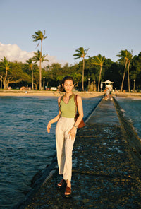 Petite Studio's Romi Pants in Cream