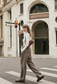 Petite Studio's Silas Wool Pants in Oatmeal 