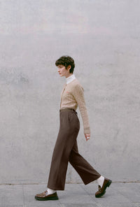 Petite Studio's Andre Pants in Brown