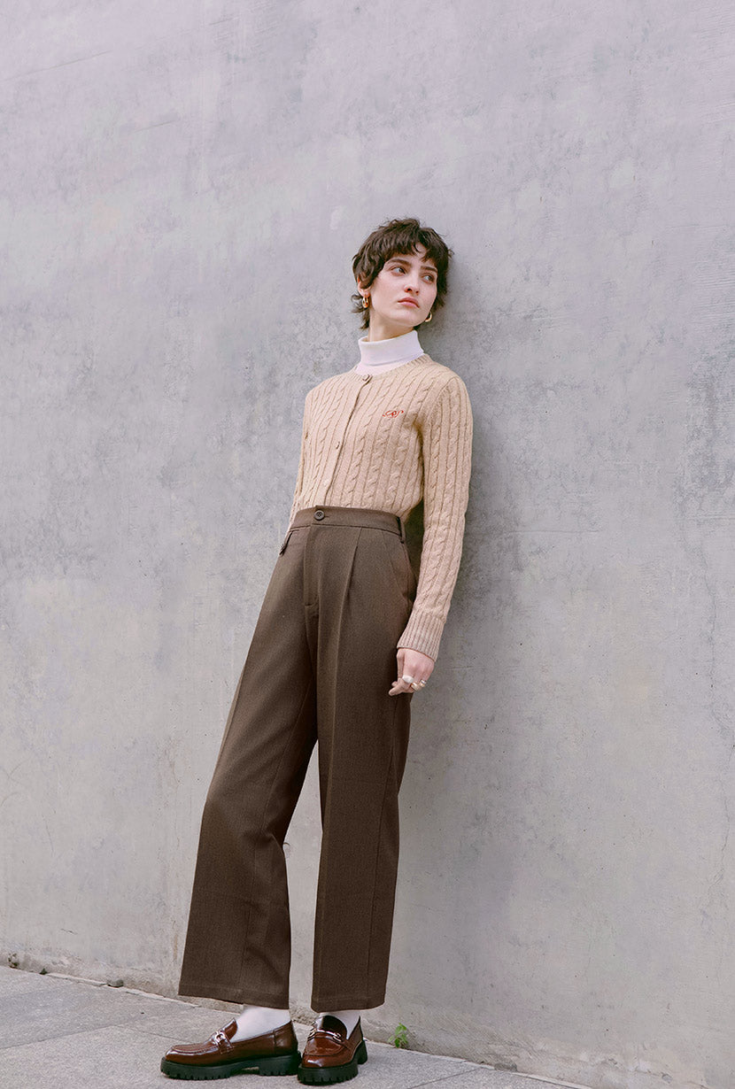 Petite Studio's Andre Pants in Brown