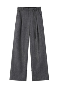 Petite Studio's Silas Wool Pants in Charcoal 