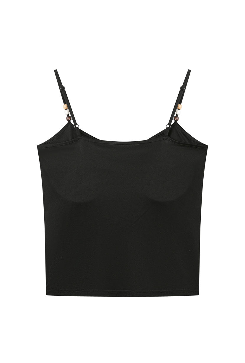 Petite Studio's Chavy Beaded Cami in Black