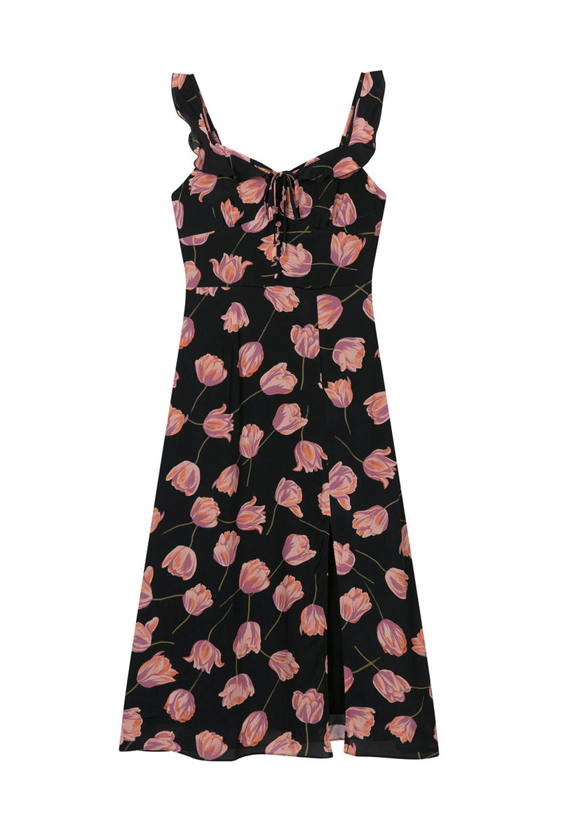 Petite Studio's Tiana Dress in Black Floral