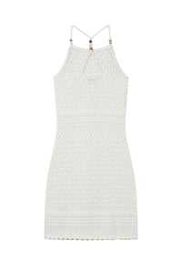 Petite Studio's Laurie Cotton Crochet Dress in Ivory 