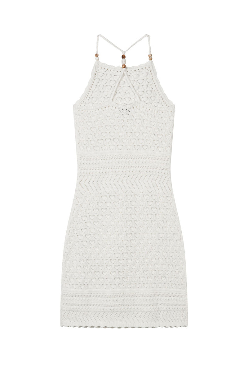 Petite Studio's Laurie Cotton Crochet Dress in Ivory 