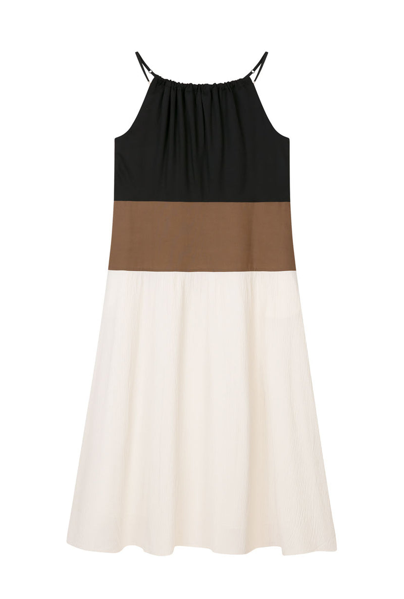 Petite Studio's Laarni Maxi Dress in Cappuccino 