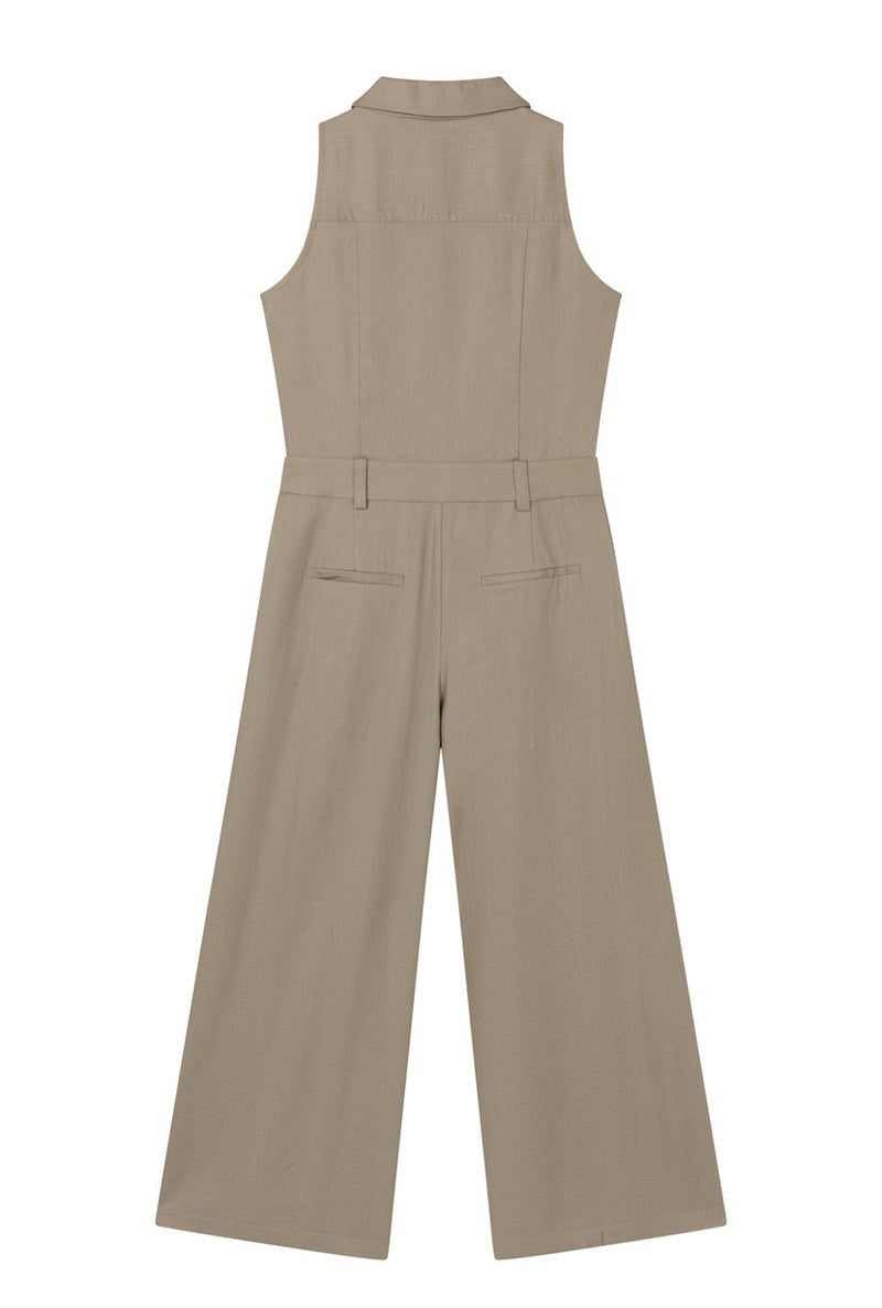 Petite Studio's Mitzi Jumpsuit in Camel