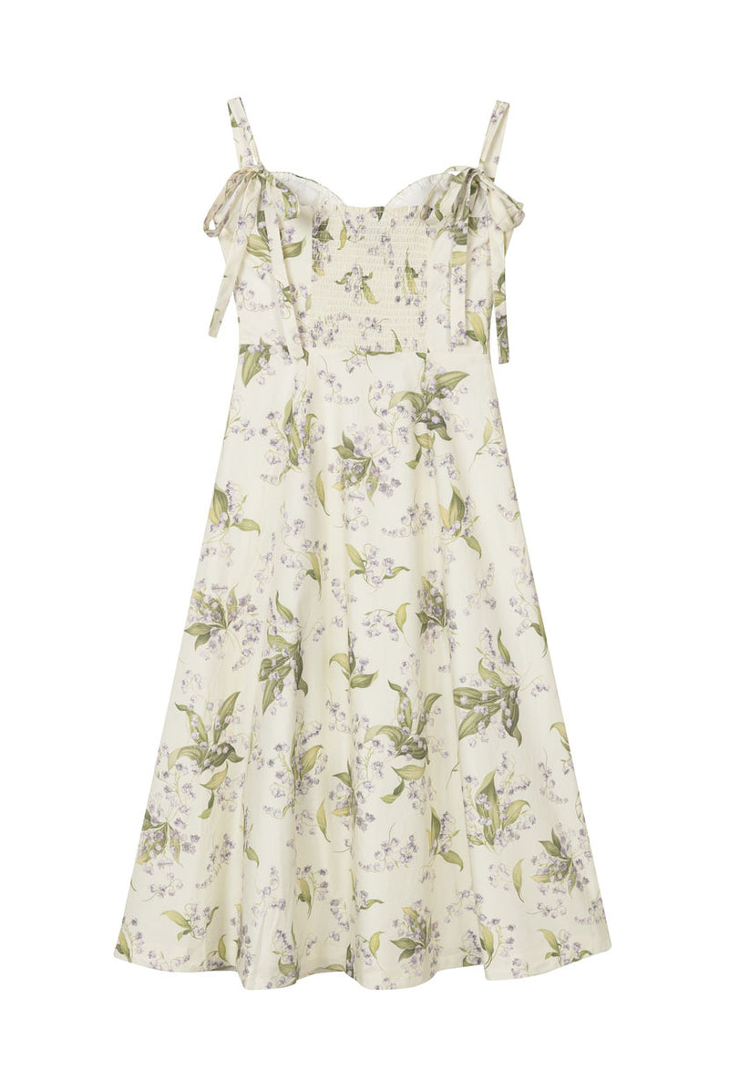 Petite Studio's Kirsten Dress in Cream Floral 