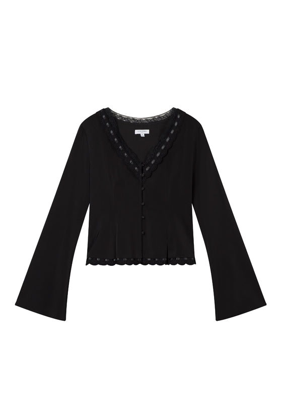 Petite Studio NYC's Joelle Top in Black