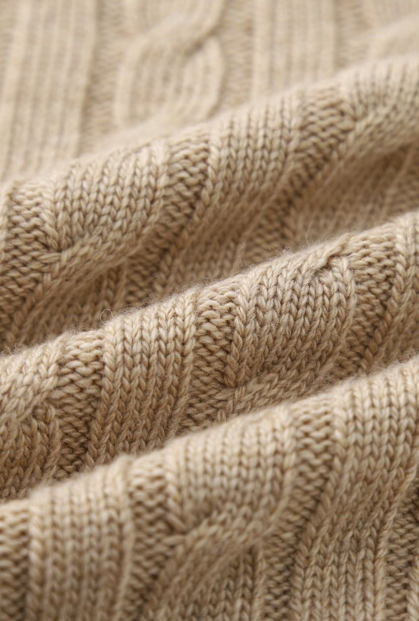 Petite Studio's Lally Cardigan in Tan