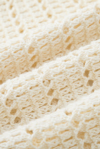 Petite Studio's Zerah Cotton Crochet Top in Cream