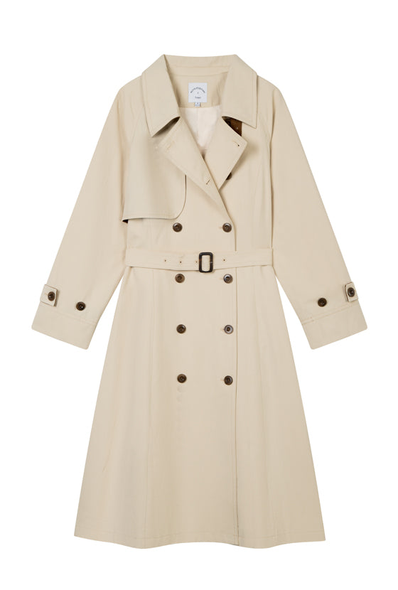 Petite Studio's Hagar Trench Coat in Beige