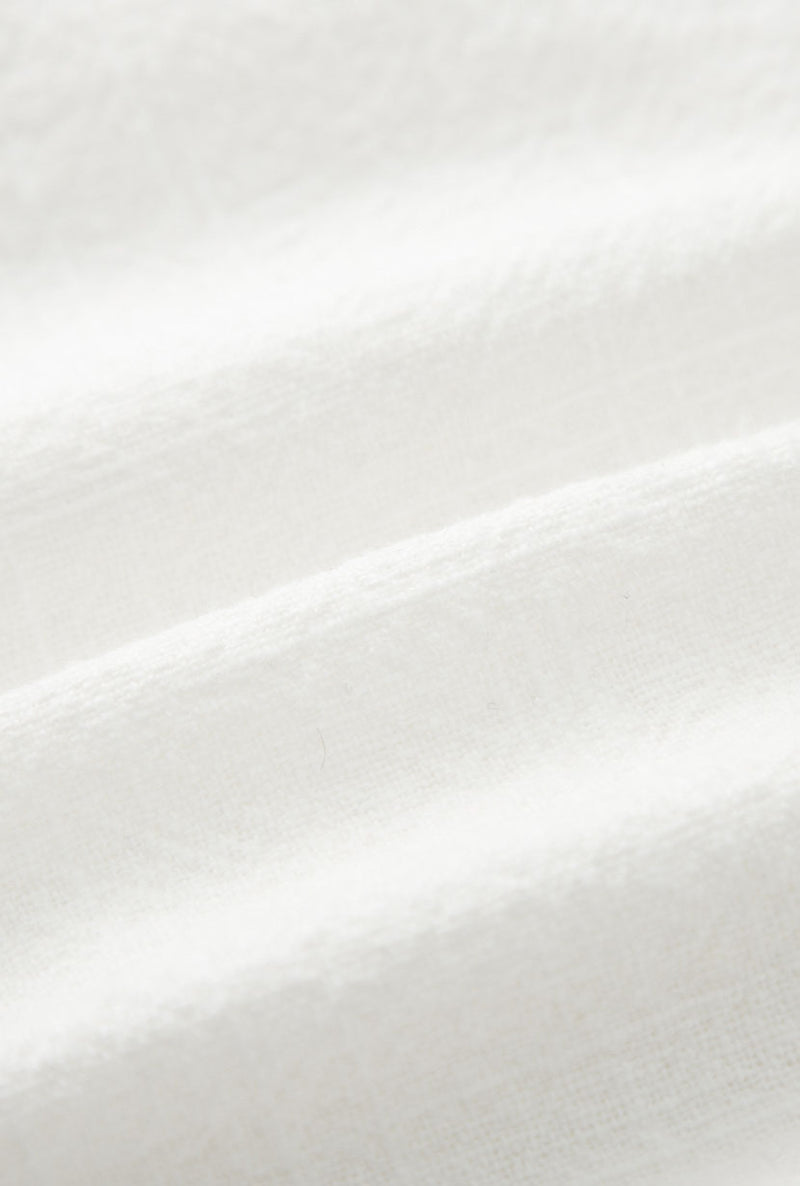 Petite Studio's Anne Linen Shorts in White