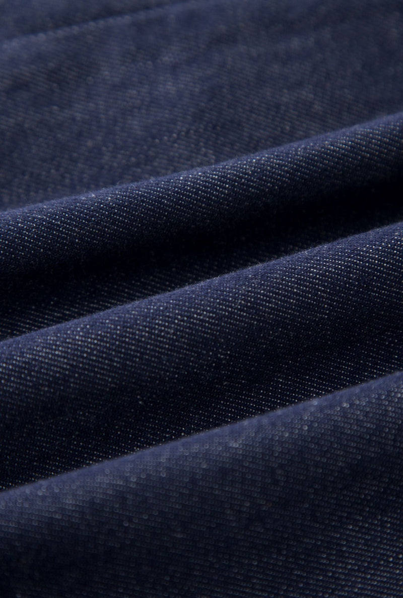 Petite Studio's Nadia Denim Blouse in Indigo 