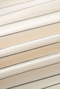 Petite Studio's Meg Tencel-Blend Shirt in Cream Striped