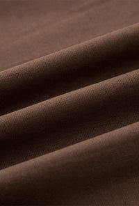 Petite Studio's Gorgie Embroidered Dress in Chocolate