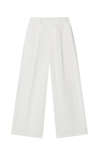 Petite Studio's Circe Linen Pants in Ivory