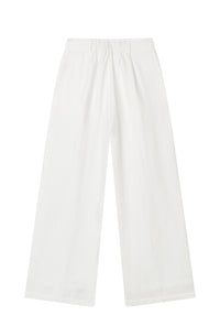 Petite Studio's Circe Linen Pants in Ivory