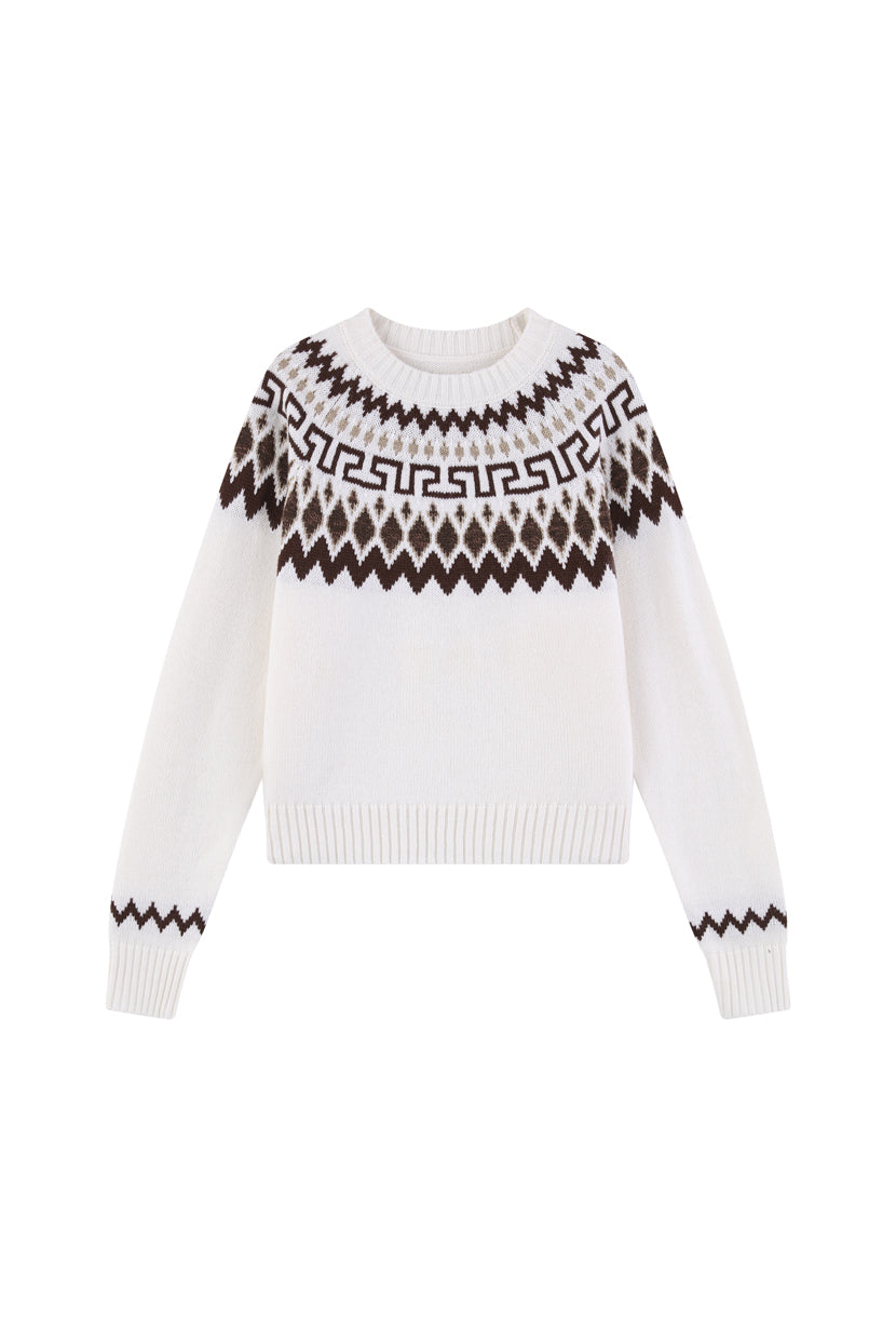 Petite Studio's Collin Wool Sweater in Beige