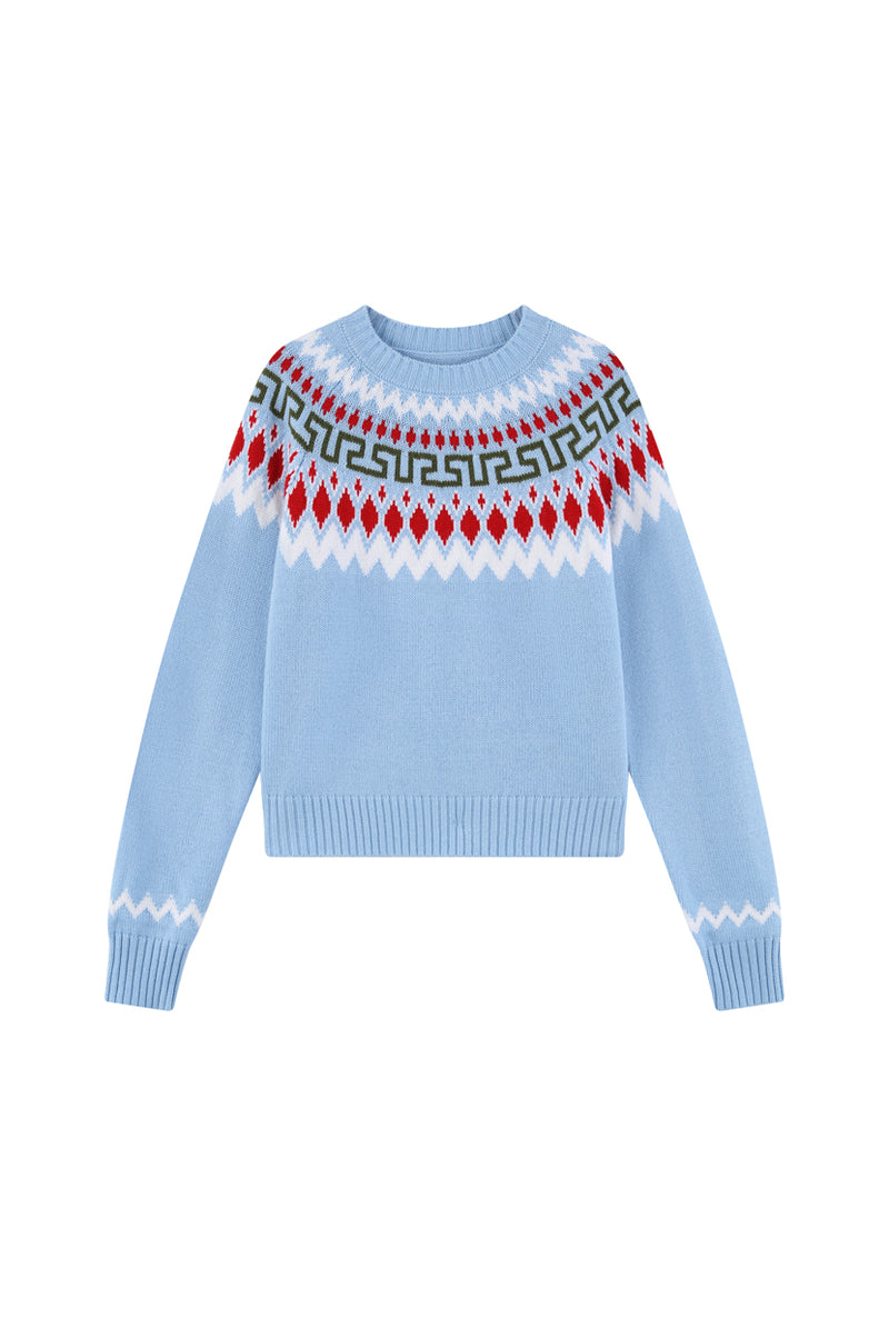 Petite Studio's Collin Wool Sweater in Sky