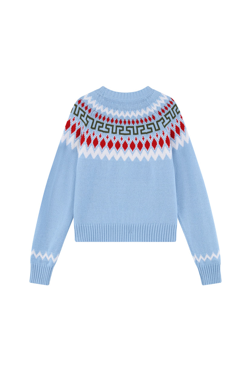 Petite Studio's Collin Wool Sweater in Sky