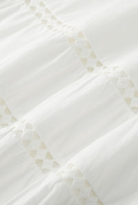 Petite Studio's Calista Cotton Dress in White