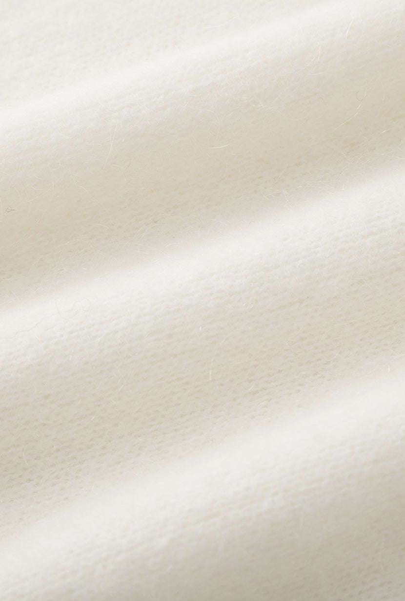Petite Studio's Gilda Mohair Sweater in Ivory